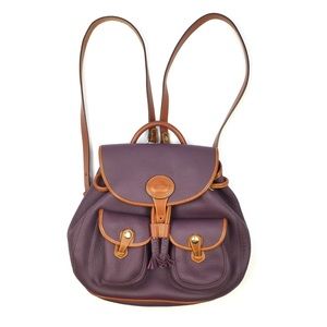 Vintage dooney and bourke  leather back pack